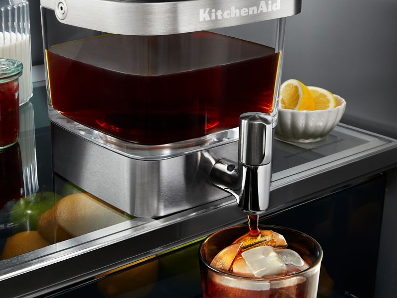 Cold brew made with a KitchenAid® cold brew maker