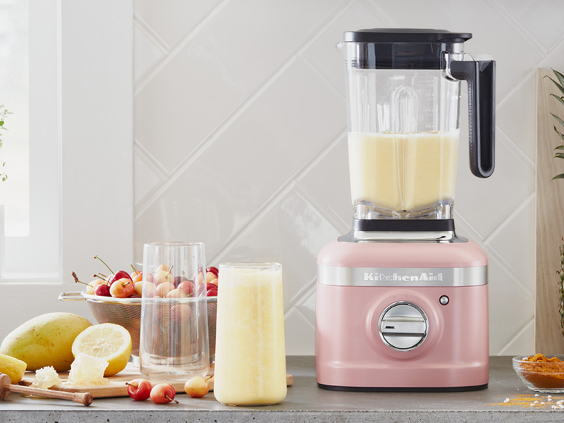 KitchenAid® blender with frozen drinks and ingredients