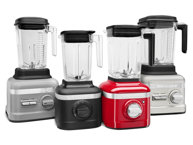 An assembly of KitchenAid® blenders