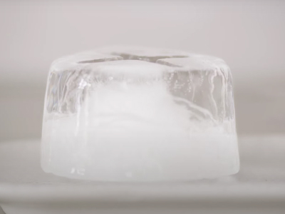A cube of ice