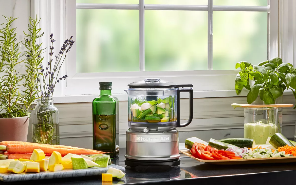 2 Cups Electric Vegetable Chopper & Mini Food Processor,kitchen