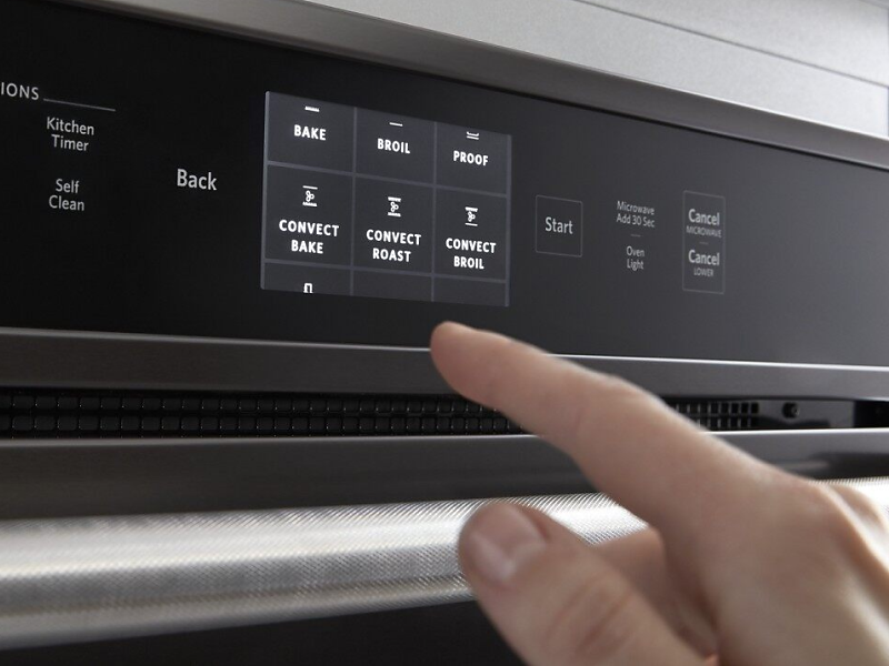 Selecting setting on KitchenAid® oven