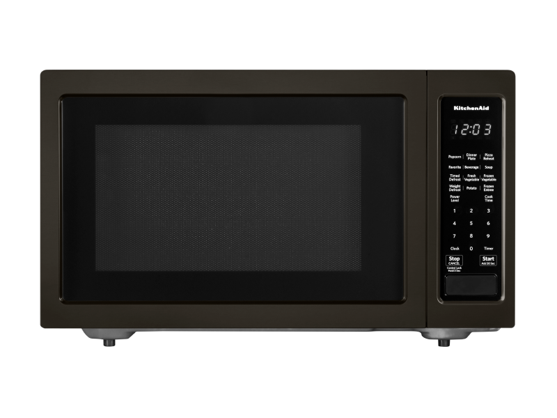 KitchenAid® 21 3/4" Countertop Microwave Oven with Printshield™ Finish - 1200-Watt