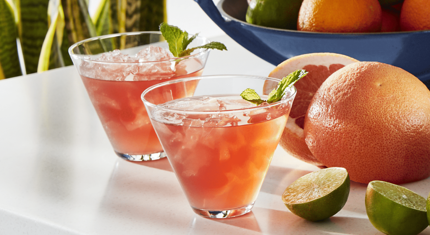 Grapefruit lime cocktails