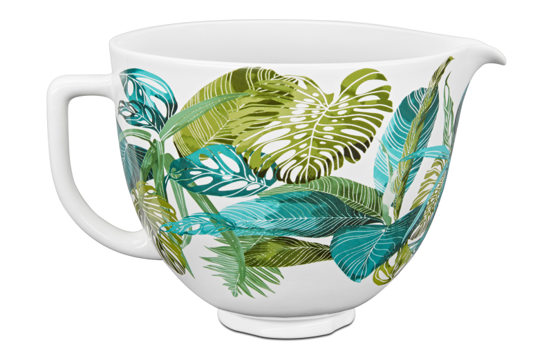 KitchenAid® Tropical Floral Patterned Ceramic Bowl