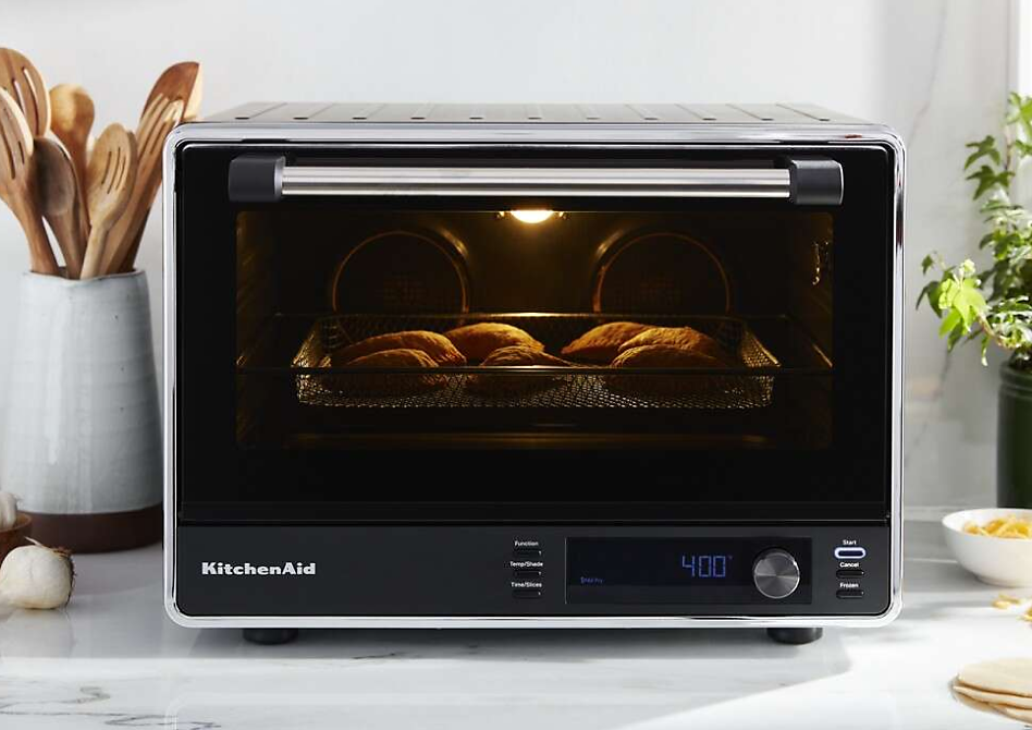 KitchenAid® Countertop Oven on a marble countertop