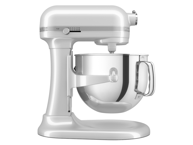 Frosted pearl white KitchenAid® stand mixer
