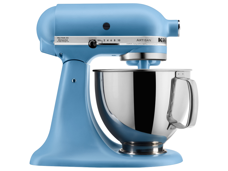 Blue velvet KitchenAid® stand mixer