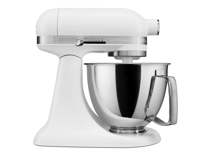 Matte white KitchenAid® stand mixer