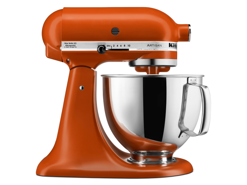Scorched orange KitchenAid® stand mixer