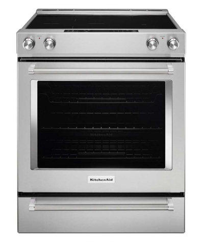 Kitchenaid® 30-inch 5-element Electric Convection Slide-in Range With Baking Drawer
