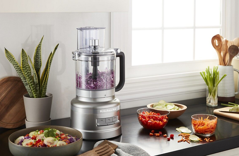 As Is KitchenAid 7-Cup Food Processor with Thick Slice 