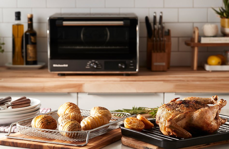 NEW KitchenAid Digital Countertop Oven with Air Fryer Matte Black -  appliances - by owner - sale - craigslist