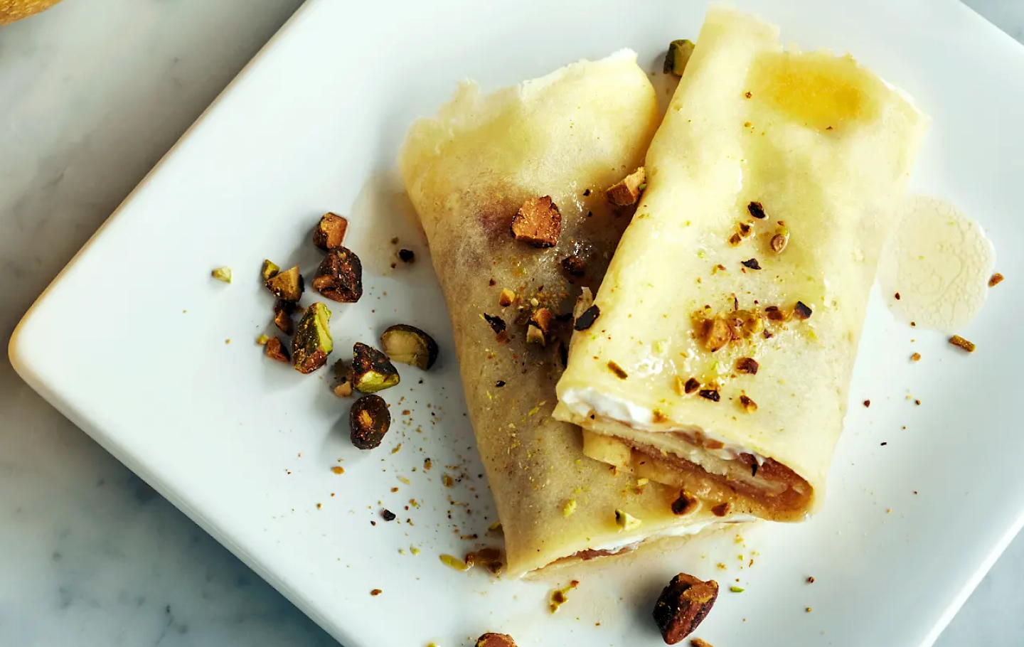 Caramelized Pear Crepes