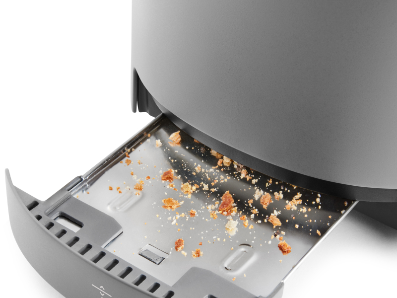 A KitchenAid® toaster crumb tray.