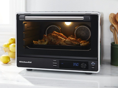 Chicken pieces in a KitchenAid® digital countertop oven