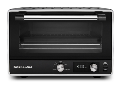 Black KitchenAid® countertop oven