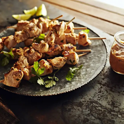 Thai chicken skewers from yummly.com