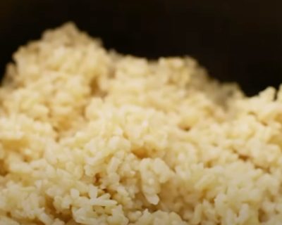 Close up image of seasoned rice
