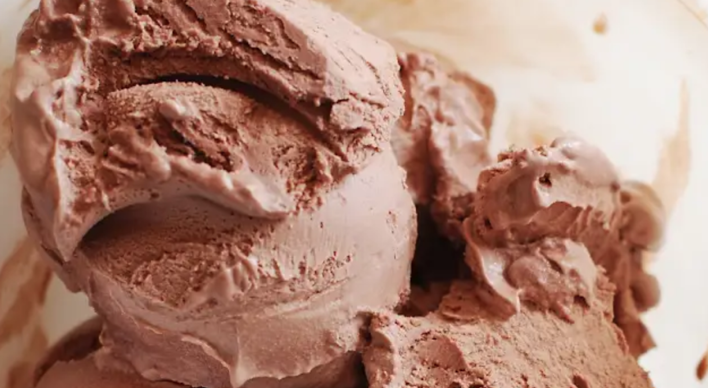 Chocolate ice cream.