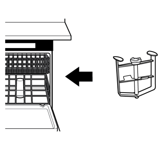 Illustration of dasher moving toward dishwasher