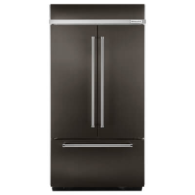 A large KitchenAid® French door refrigerator