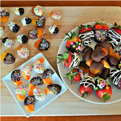 Chocolate dipped fruit