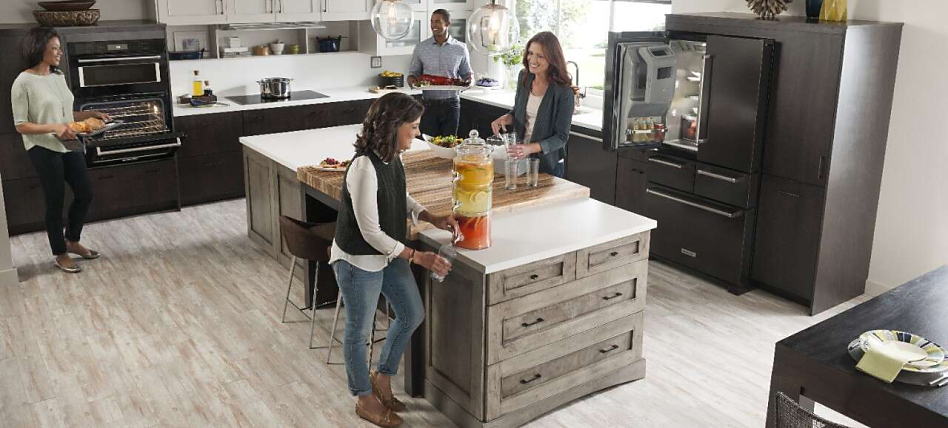 Kitchen showcasing KitchenAid® appliances 