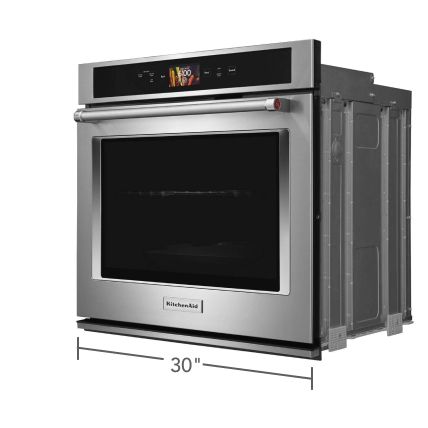 KitchenAid® Wall Oven with 30-inch measurement line