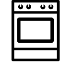 An oven icon.