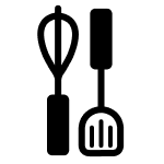 Cooking utensil icon.