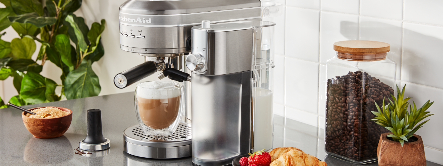 A KitchenAid® espresso machine.