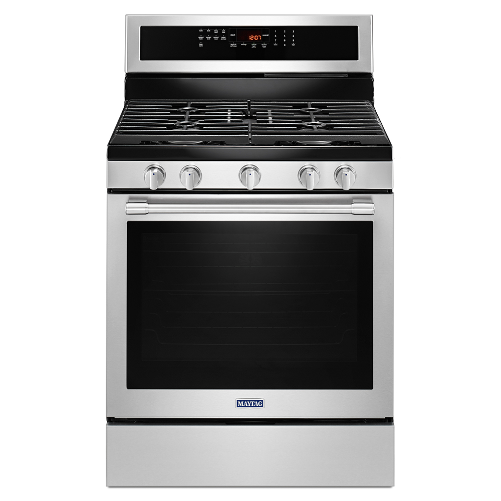 30-inch wide gas range with true convection and power pre-heat - 5.8 cu. ft.
