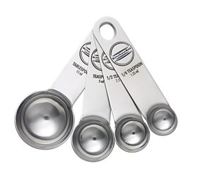 New KitchenAid Professional Stainless Steel Measuring Spoons, Set of 4