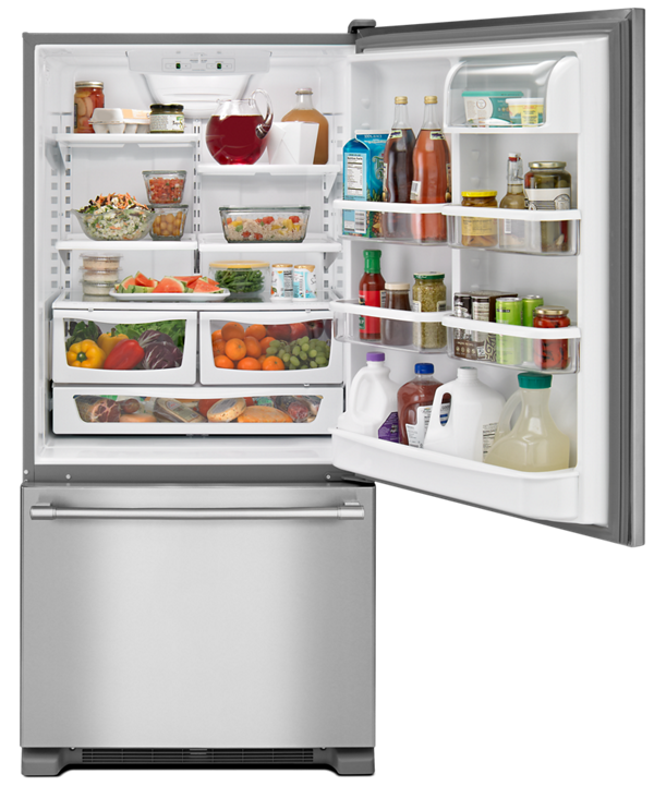 Réfrigérateur congélateur américain - MFT2776DEM - Maytag - en