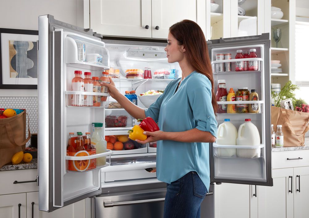 Réfrigérateur congélateur américain - MFX2876DRM - Maytag - en