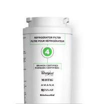 Replace refrigerator water filter 4.