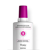 Changing the number 5 refrigerator water filter.