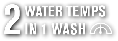 2 Water Temps in 1 Wash
