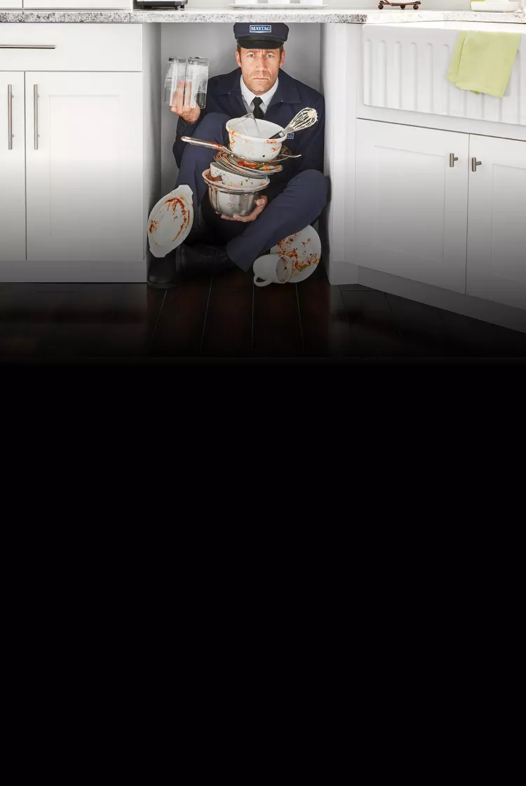 Kitchen equipped with Maytag® kitchen appliances.