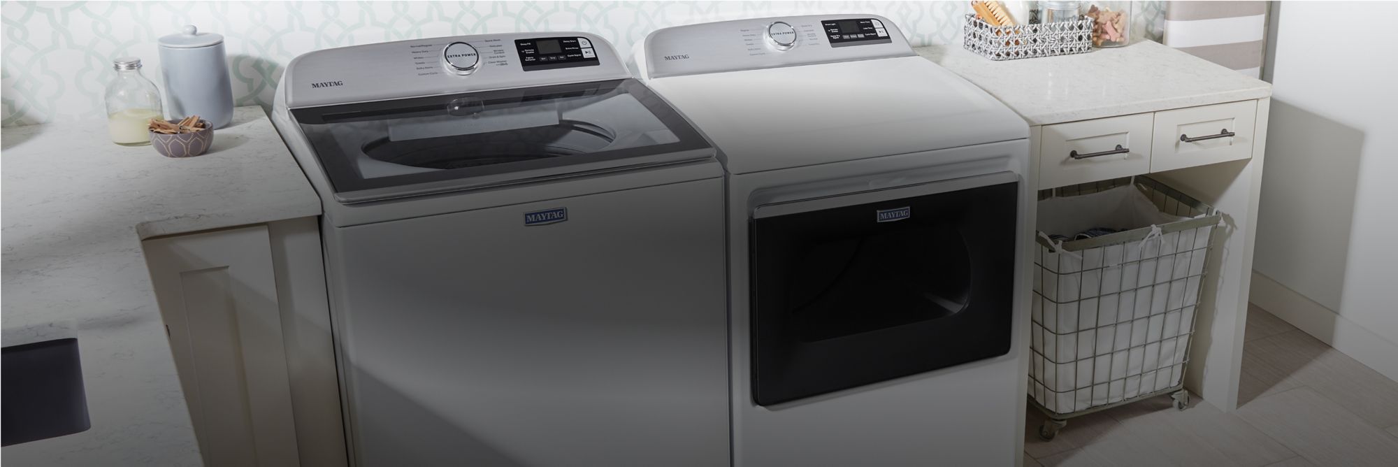 A kitchen outfitted with Maytag® appliances.