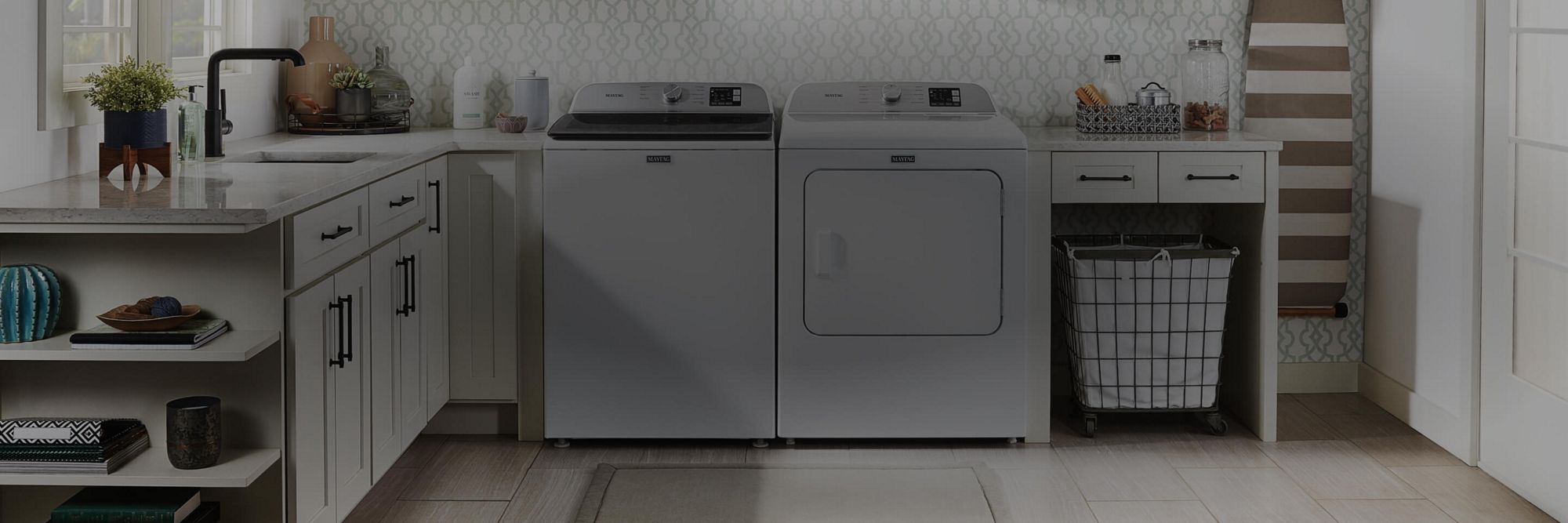 Maytag® washer and dryer.