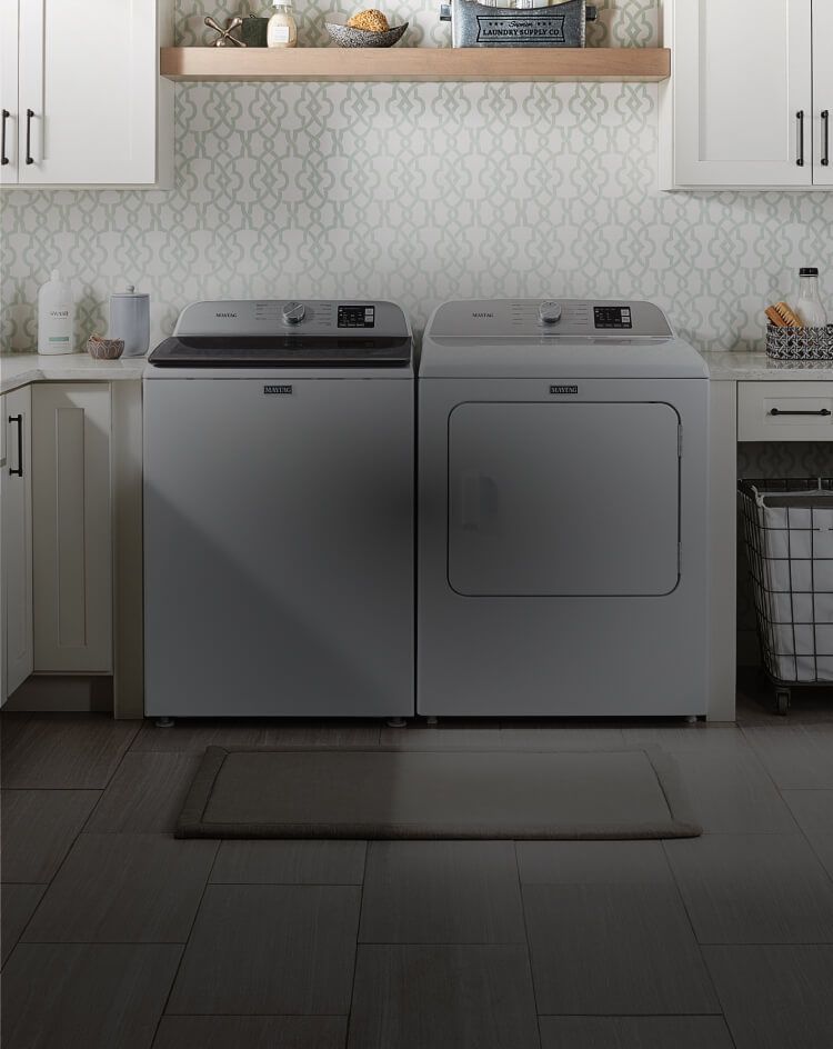 Maytag® washer and dryer.