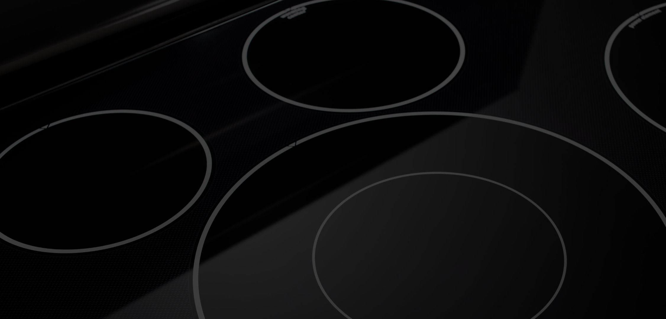 Up close picture of a Maytag® induction cooktop.