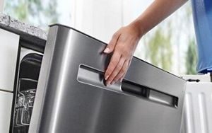 maytag top control powerful dishwasher in fingerprint resistant stainless steel