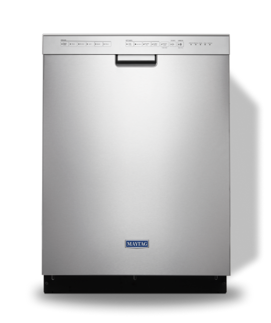 Maytag® top control dishwasher.