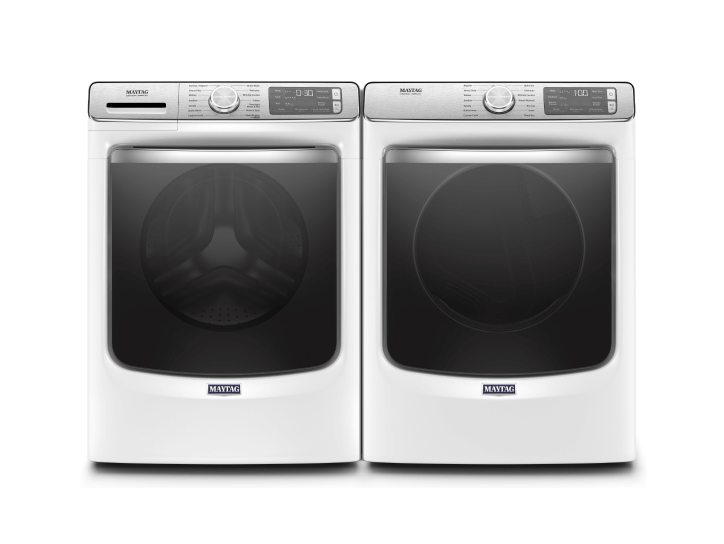 A Maytag® 4.8 cu. ft. washer & 7.3 cu. ft. dryer set.
