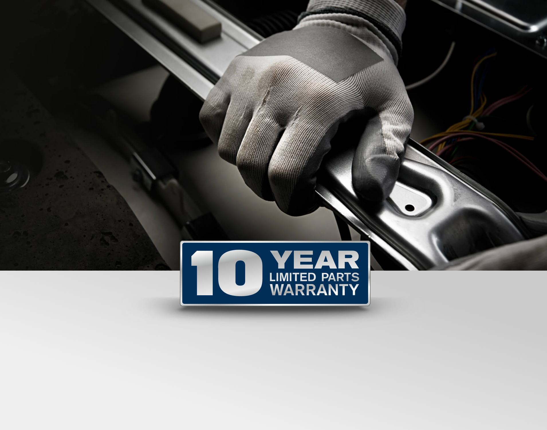 10-Year limited parts warranty.