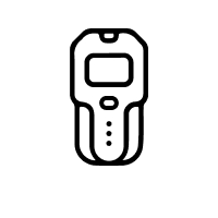 A stud finder icon.