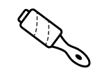 A lint roller icon.